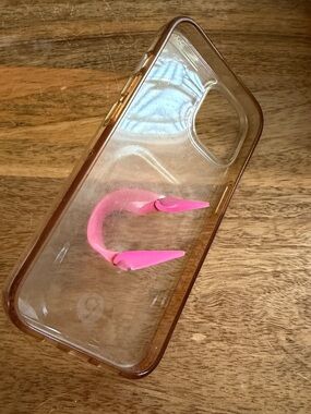 Loopy Case Clear iPhone 14 Case with Pink Loop Grip
